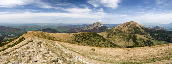Bentang Alam Pegunungan Panorama Bukit Rozsutec Dan Stoh Latar Belakang — Stok Foto