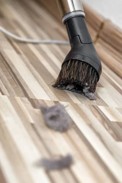 Vacuum Cleaning Concept Dirt Floor — Stock Photo, Image