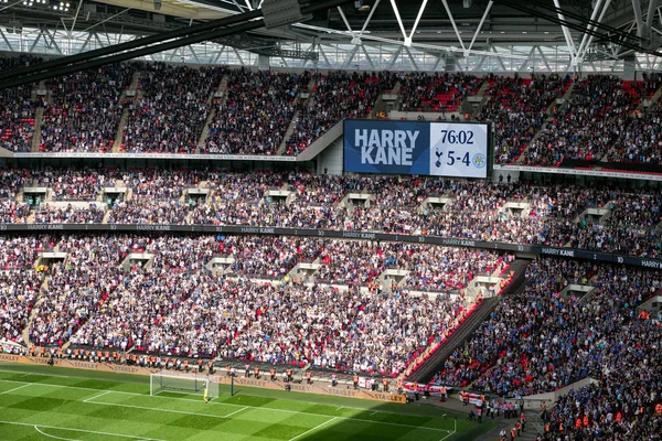 London Storbritannien Maj Fotbollsmatch Tottenham Hotspurs Leicester City Arenan Wembley — Stockfoto