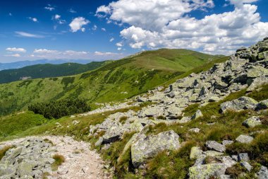 güzel dağ manzarası - hill Chabenec düşük Tatras, Slovakya