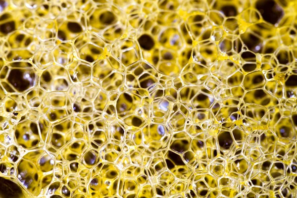 Estrutura Amarela Abstrata Foto Macro — Fotografia de Stock