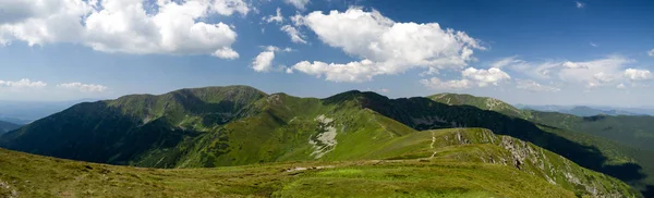 Panoramautsikt Över Landskapet Låga Tatrabergen Slovakien — Stockfoto