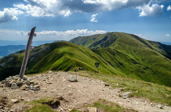 Jasna Slovensko Července Horská Stezka Pohoří Nízké Tatry Červenci 2018 — Stock fotografie