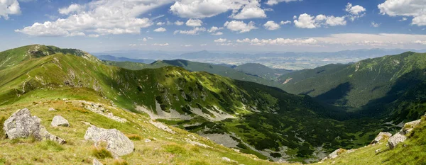 Panoramautsikt Över Landskapet Låga Tatrabergen Slovakien — Stockfoto