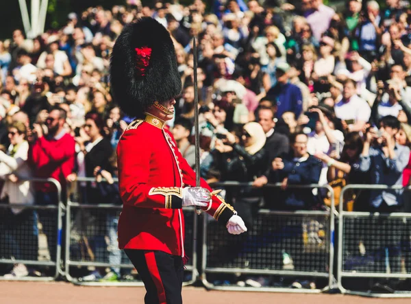 英国伦敦 5月14日 女王卫队于2018年5月14日在伦敦执行任务 — 图库照片