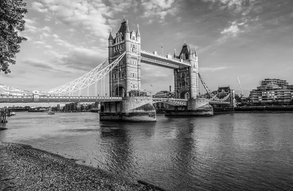 Tower Bridge Rzeka Thames Londyn Wielka Brytania — Zdjęcie stockowe