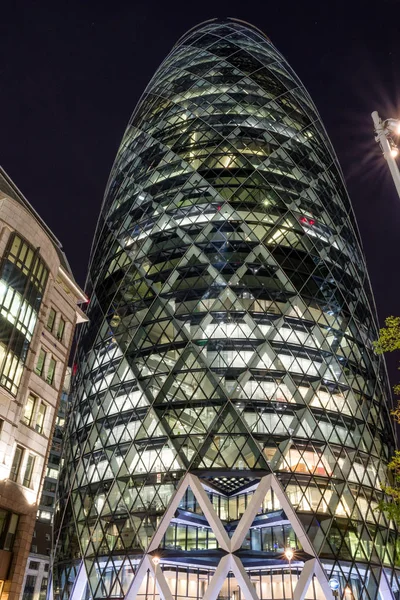 Londra Regno Unito Maggio Grattacielo Mary Axe Nel Distretto Finanziario — Foto Stock