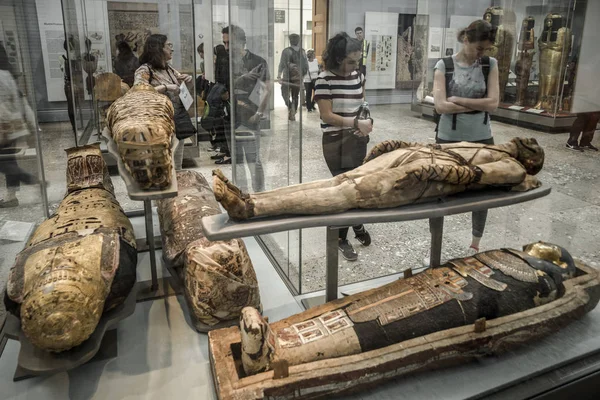 London Storbritannien Maj Egyptiska Samlingen Brittiskt Museum Den Maj 2018 — Stockfoto