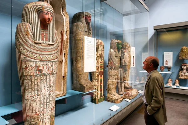 London United Kingdom May Egyptian Collection British Museum May 2018 — Stock Photo, Image