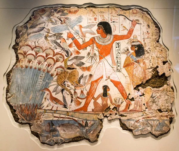 Londres Royaume Uni Mai Peintures Égyptiennes Antiques British Museum Mai — Photo