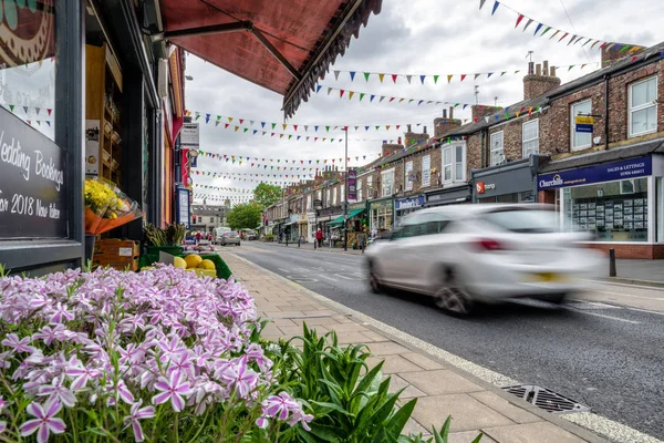 England York May Car Road Centre City May 2018 York — Stock Photo, Image