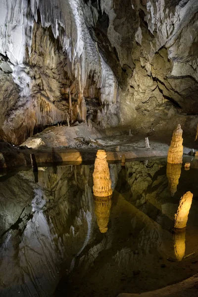 Tatranska Kotlina Slovaquie Septembre Bel Intérieur Grotte Belianska Septembre 2018 — Photo