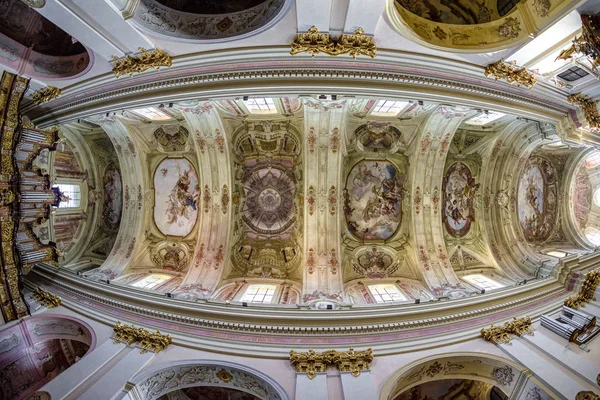 Interior Igreja Virgem Maria Sete Grievances Cidade Sastin Straze Eslováquia — Fotografia de Stock