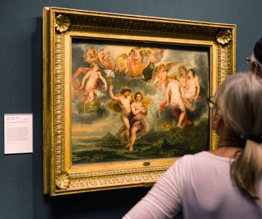 Edinburgh, İskoçya - 19 Mayıs: Paul Rubens üzerinde 19 Mayıs 2019 Edinburgh'da İskoç Ulusal Galeri resim