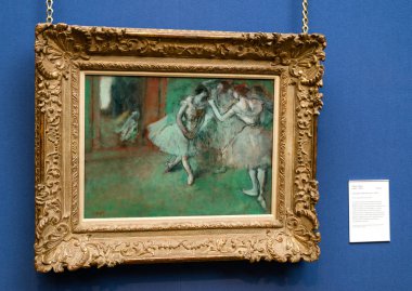 Edinburgh, İskoçya - 19 Mayıs: Resim, Edgar Degas İskoç Ulusal Galerisi sayfasında 19 Mayıs 2019 Edinburgh