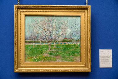 Edinburgh, İskoçya - 19 Mayıs: Resim Vincent Van Gogh'un İskoç Ulusal Galerisi sayfasında 19 Mayıs 2019 Edinburgh