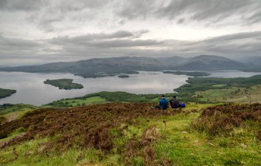 Loch Lomond, İskoçya üzerinde konik Tepesi'nden görüntülemek
