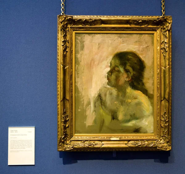 Edinburgh Skotsko Května Edgar Degas Obraz Skotské Národní Galerie Května — Stock fotografie