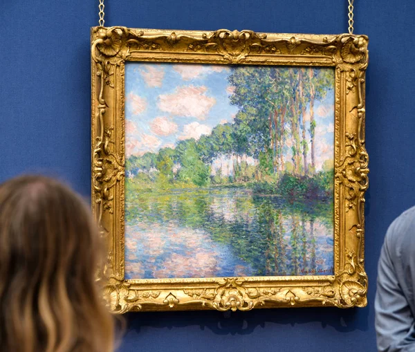 Edinburgh Scotland พฤษภาคม ภาพวาดประท บใจของ Claude Monet ในแกลเลอร งชาต สกอตแลนด — ภาพถ่ายสต็อก