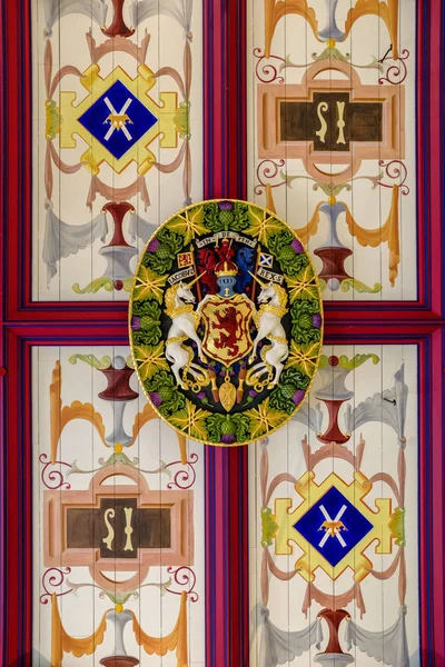 Stirling Scotland Maio Teto Telhado Ornamental Castelo Stirling Maio 2018 — Fotografia de Stock