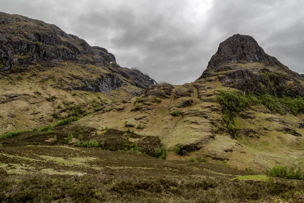 Tre Systrar Bergen Glen Coe Skottland Bergslandskap — Stockfoto