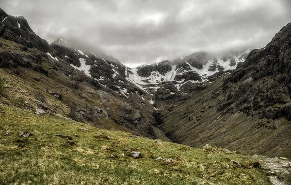 Lost Valley Glen Coe Scotland Panoramic Mountain Landscape — Stock Photo, Image