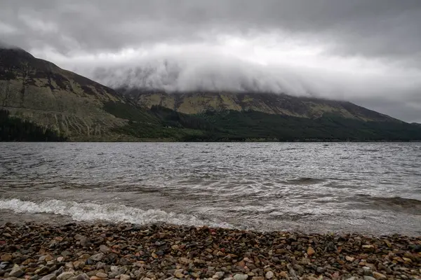 Dark Clouds Lake Loch Lochy Sottish Highlands Scotland — Stock Photo, Image