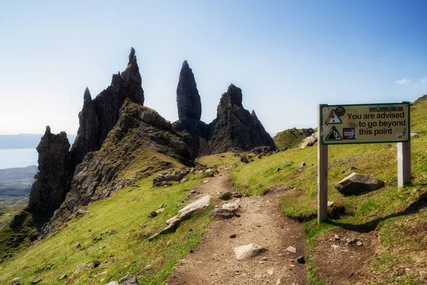 Conservação Escotlândia Maio Velho Storr Ilha Skye Escócia Maio 2018 — Fotografia de Stock