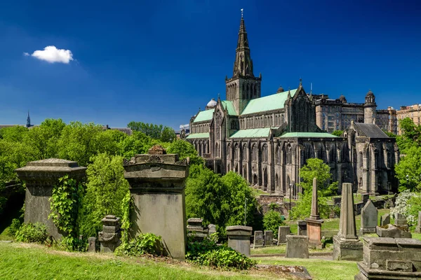 Glasgow Necropolis and Cathedral, Escócia — Fotografia de Stock