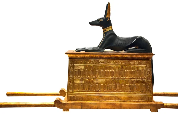 Escultura egípcia Anubis — Fotografia de Stock