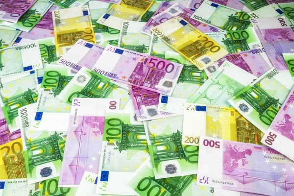 Eurobankjegyek pénz — Stock Fotó