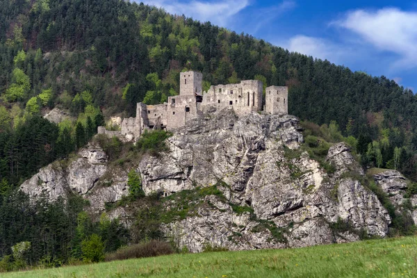 Το κάστρο Strecno, Σλοβακία — Φωτογραφία Αρχείου