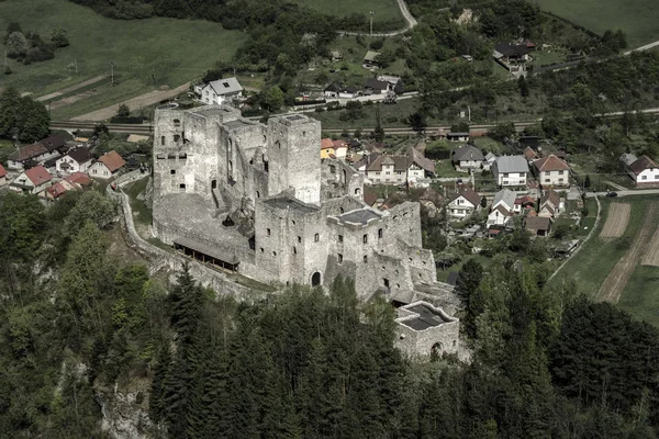 Strecno-kastély, Szlovákia — Stock Fotó