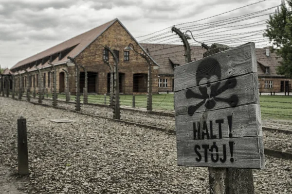 Concentratiekamp Auschwitz I, Polen — Stockfoto