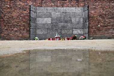 Auschwitz I, Polonya'daki Toplama Kampındaölüm Duvarı
