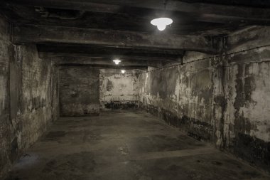 Auschwitz I, Polonya'daki toplama kampındagaz odası