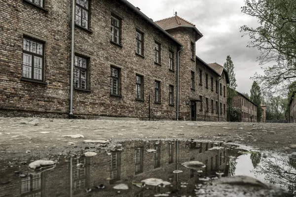 Campo di concentramento di Auschwitz I, Polonia — Foto Stock