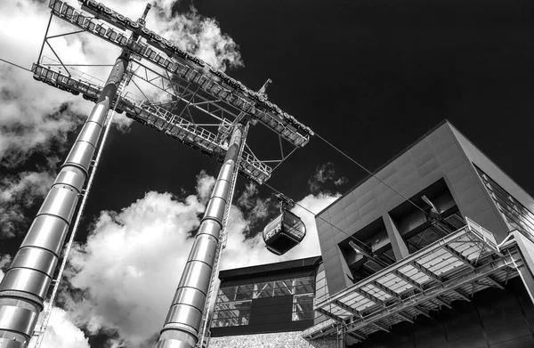 Horna Lehota Slovakia August 2020 Cable Car Mast Station Ropeway — Stock Photo, Image