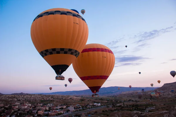 Prachtige Dageraad Cappadocia Turkey — Stockfoto