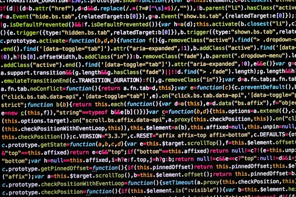 Minified Css Code Background Concept Stock Picture