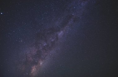 yıldızlı gece Milkyway galaksi kadar kapatın