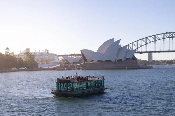 Vue Sur Monument Emblématique Sydney Opera House Harbour Bridge Sont — Photo