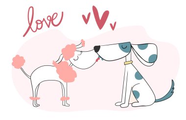 iki köpek öpüşme: İngilizce