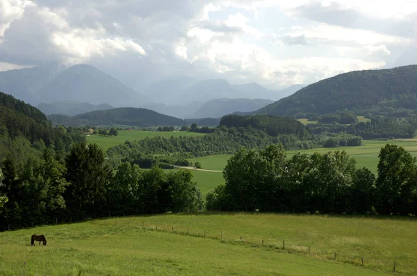 Austrian landscape near Griffen, Carinthia, Austria