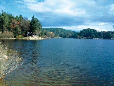 Ahşap ev Forstsee Gölü, Carinthia, Avusturya