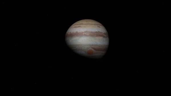 Planeta Júpiter Renderização — Fotografia de Stock