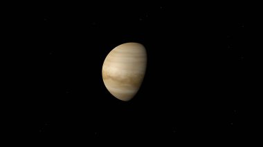 Planet Venus, 3D image clipart