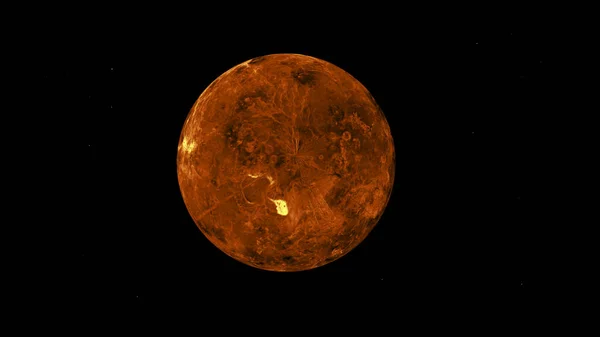 Planeta Venus Sobre Fondo Neutro Representación Ilustración — Foto de Stock