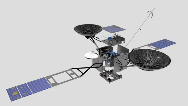 Tdrs Tracking Data Relay Satellite Avec Vision Pièces Internes Rendu — Photo