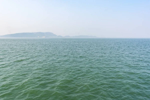 Agua Mar Azul Profundo Con Pequeña Marea — Foto de Stock